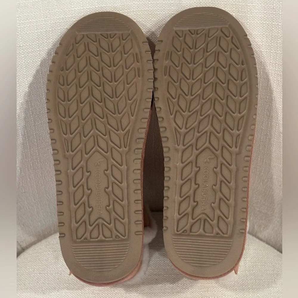 UGG KOOLABURRA Delene Mini In Mauve Pink Suede Warm Winter Booties Size 10